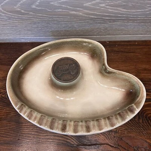 Roseville Pottery The Hyde Park MCM Boomerang Ashtray Horse Drawn Carriage 1950 - Picture 1 of 14