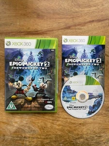 XBOX 360 GAME DISNEY EPIC MICKEY 2 THE POWER OF TWO - Picture 1 of 1