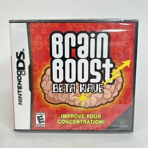 Brain Boost: Beta Wave - Improve Your Concentration Nintendo DS New Sealed - Picture 1 of 2