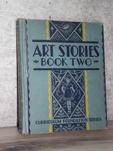 1935 Art Stories Book 2 Curriculum Foundation Series HC Whitford Ex Library B62 - Picture 1 of 1