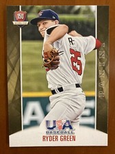 2015 Panini USA Baseball Box Set 15U National Team #58 Ryder Green RC-QTY