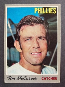 1970 Topps #90 Tim McCarver (Filadelfia Phillies) - Imagen 1 de 2