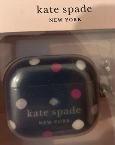 NEW Original Kate Spade Airpod 3rd Generation Case & Clip to Bag and Keychain - Picture 1 of 4