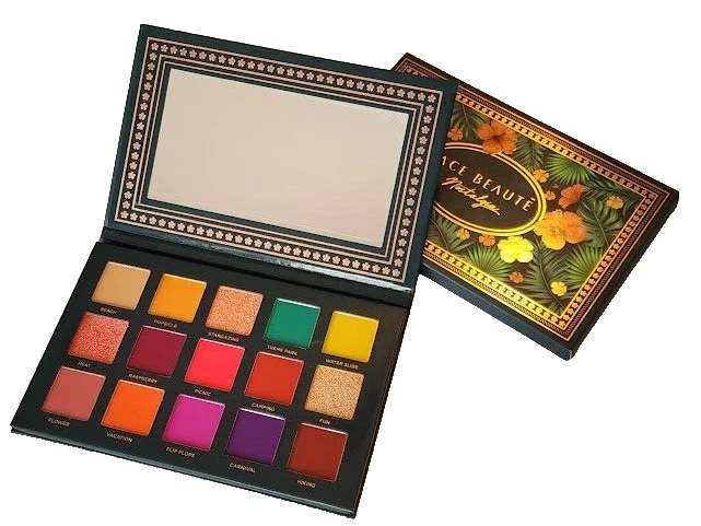 Ace Beaute Nostalgia 15 Pan Highly Pigmented Eyeshadow Palette 24g / 0.84 oz
