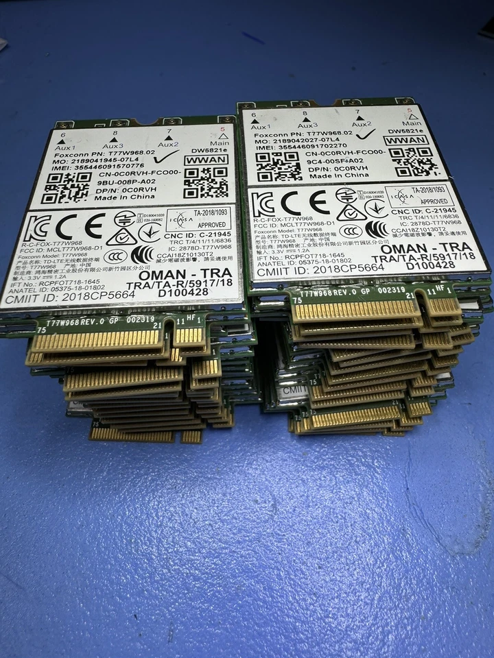 Dell WWAN LTE eSIM Karte DW5821e C0RVH Z. B. Latitude 7400 7300 5500 - Bild 1 von 1