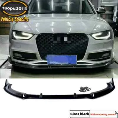 Designs Body Kit Front Splitter Lip For AUDI S4 A4 B8.5 S-Line 13-16 A4 B8 09-12 Foto 1 de 4
