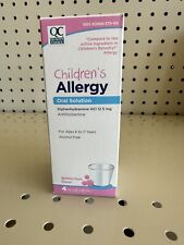Children's Allergy Liquid, Diphenhydramine HCl, Bubble Gum, alcohol Free