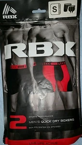 RBX Men's Quick Dry Boxers - Picture 1 of 2