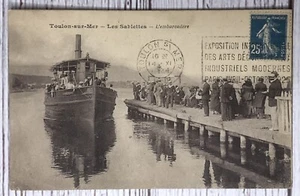 Toulon sur Mer - Les Sablettes - L'embarcadere The Pier Frankreich Postkarte - Bild 1 von 2