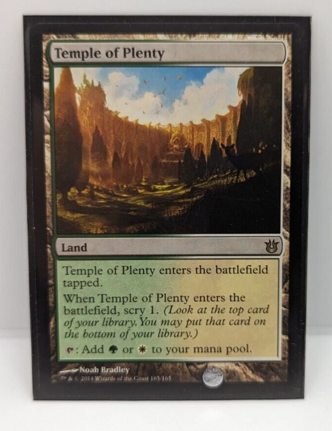 MTG Temple of Plenty Born of the Gods 165 Regular Rare NM - Image 1 of 1