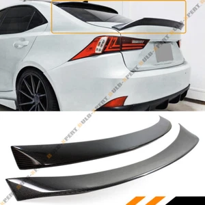 FOR 14-20 LEXUS IS300 IS350 IS200 AR STYLE CARBON FIBER TRUNK LID + ROOF SPOILER - Picture 1 of 5