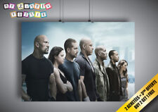 Poster Fast And Furious 7 All CHARACTERS Wall