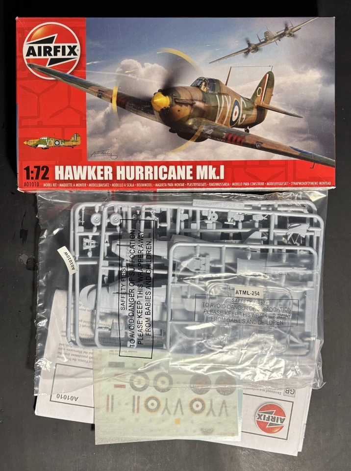 AIRFIX A01010 - HAWKER HURRICANE Mk.I - 1/72 PLASTIC KIT - Immagine 1 di 1