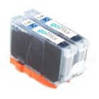 2 Photo Cyan Ink Cartridges to replace Canon CLI-8PC (CLI8PC) Compatible