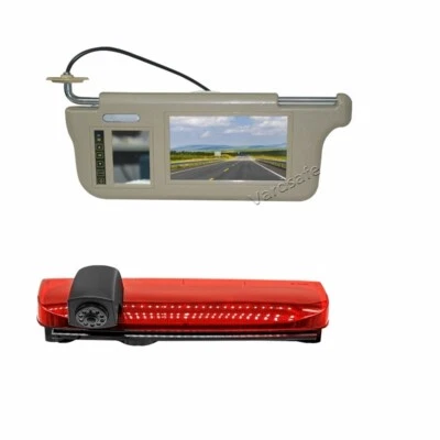 Reverse Camera Kir & Sun Visor Rear View Mirror Monitor for Ford Transit Connect - Image 1 of 4