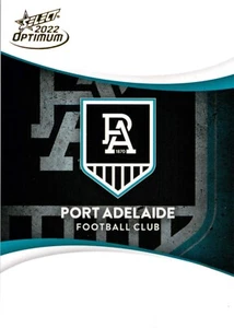 2022 PORT ADELAIDE POWER AFL Card CLUB LOGO Optimum - Picture 1 of 3