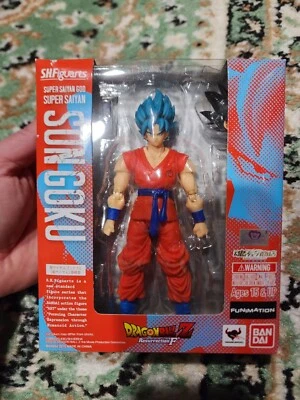 Tamashii Nations S.H. Figuarts SGSS Goku Authentic US Seller  - Image 1 of 4