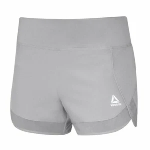 $45 Reebok Women's Power Shorts, Sz XL, Silver Sconce Gray, Free Ship, NEW - Picture 1 of 6