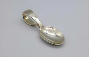 TIFFANY & CO. BABYLÖFFEL STERLINGSILBER GEBOGENER GRIFF - Bild 1 von 3
