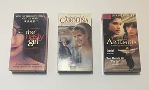 VHS 1990s Movies Lot Of 3 -The Nasty Girl-Bastard Out Of Carolina-Artemisia.📼 - Picture 1 of 4