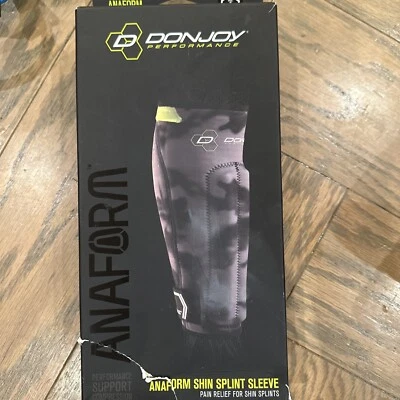 DonJoy Performance Anaform Shin Splint Sleeve - Black / Grey Camo - S Small - Image 1 of 3