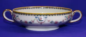 VAJILLA DE SOPA FRANCESA THEODORE HAVILAND LIMOGES DORA TAZÓN ROSA ROSAS SWAG - Imagen 1 de 5
