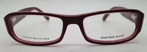 Gafas de plástico Tommy Hilfiger TH 1019 rojas Y8Q 51-16-135 hechas a mano nuevas RX - Imagen 1 de 5