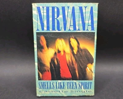 Nirvana Smells Like Teen Spirit Cassette Tape Single 1991 Cassingle 90s Grunge - Image 1 of 4
