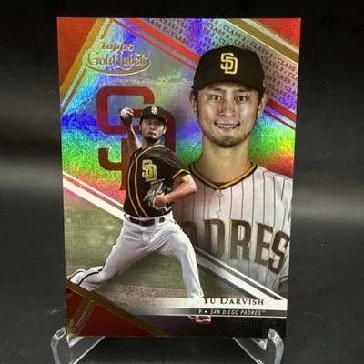 2021 Topps Gold Label Class 3 Red /25 Yu Darvish #51 RARE! Padres! - Image 1 of 3
