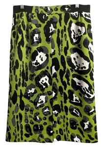 Women's Worthington Pencil Skirt Front Slit Sz 14 Multicolor Stretch Office EUC - Picture 1 of 9