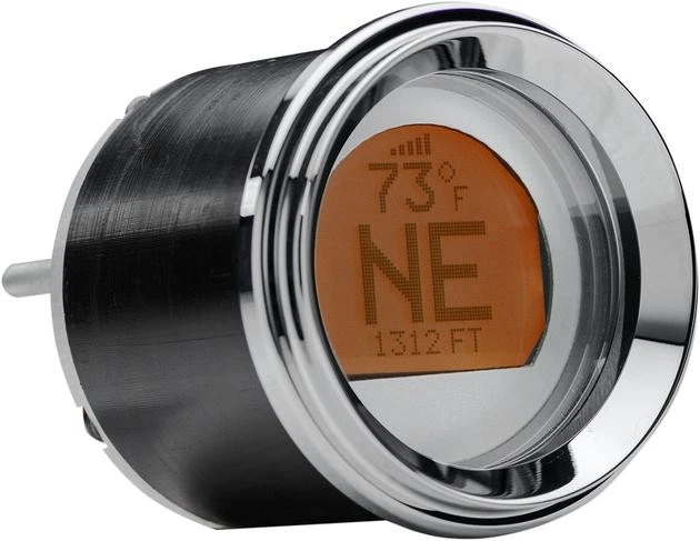 Dakota Digital LCD GPS Brújula Plateada #MCH-GPS17-S-C Harley Davidson Foto 1 de 1