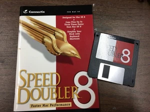 Vintage Macintosh software :  SPEED DOUBLER 8 - Manual and Software - Afbeelding 1 van 4
