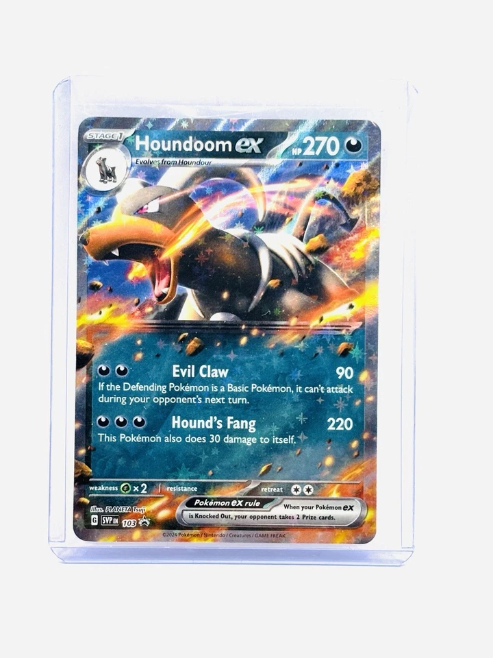 Houndoom ex 103 Sv: Scarlet & Violet Promo Cards Holo MT/NM - Image 1 of 2
