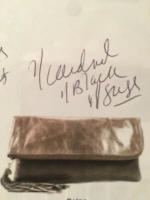 Bolso clutch grande Hobo intl nuevo con etiquetas verde salvia gamuza lluvia con borla de flecos Foto 1 de 2