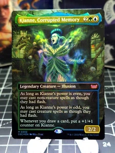 FOIL Borderless KIANNE, CORRUPTED MEMORY mtg NM Commander NM - Picture 1 of 2