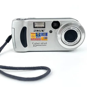 Sony Cyber-shot DSC-P71 3.2 MP Silver Digital Camera Only Tested Working AA - Picture 1 of 13