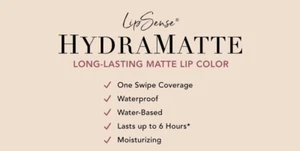 💌 **HYDRAMATTE** LipSense SeneGence NEW/SEALED Authentic - Picture 1 of 32