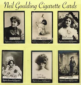 Ogden's Guinea Golds ☆ LARGE SIZE ☆ Pantomime & Theatre Artistes Cigarette Cards - Picture 1 of 29