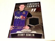 Denny Hamlin 2016 Panini Prizm Silver Firesuit Fabrics Race Used Firesuit #/149