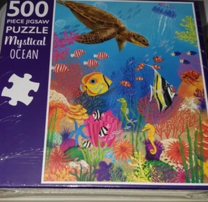 Mystical Ocean Puzzle Games 500 Piece Jigsaw Puzzle Brand NEW Sealed - Picture 1 of 2