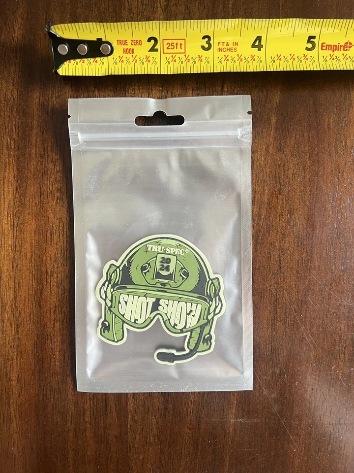 Shot Show 2024 Tru Spec Survival Gear Morale Tactical Patch Foto 1 de 1