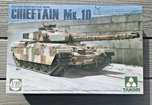Takom 1/35th Scale Chieftain Mk.10 British Main Battle Tank Model Kit # 2028 F/S - Picture 1 of 11