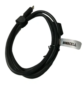 Bonacell Type A Micro USB Male Sync Charge OTG Cable Cord Adapter - Black 1FT - Picture 1 of 6