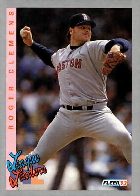 1993 Fleer #348 Roger Clemens - Image 1 of 2