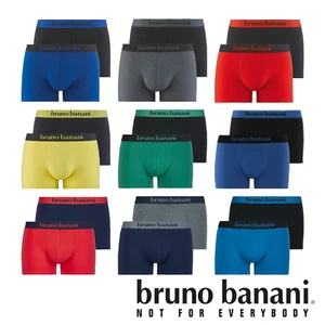 Paquete de 2 calzoncillos Bruno Banani verde negro amarillo rojo azul talla M - 3XL NUEVOS - Imagen 1 de 19