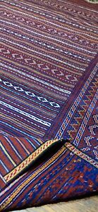 Sumac Handwoven runner rug / Runner / oushak rug / vintage hallway rug