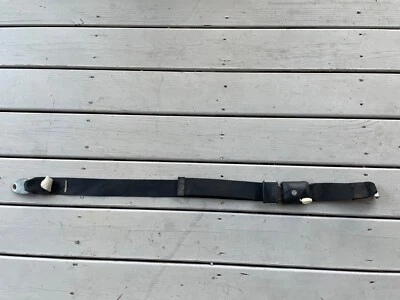 VW Beetle rear SEAT BELT Lap Strap and Receiver  1968-1971. OE Volkswagen. REPA - Image 1 of 4