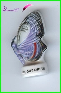 Feve Edition Atlas Papillon Butterfly " Le Guyane " #D15