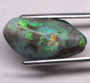 Australia ANDAMOOKA HARD MATRIX OPAL Cutting Rough Rub 18.60cts - Imagen 1 de 8