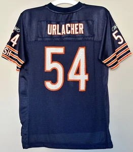 Camiseta de fútbol americano Reebok Brian Urlacher #54 Chicago Bears juvenil talla grande (14-16) - Imagen 1 de 9